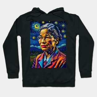 Rosa Parks in starry night Hoodie